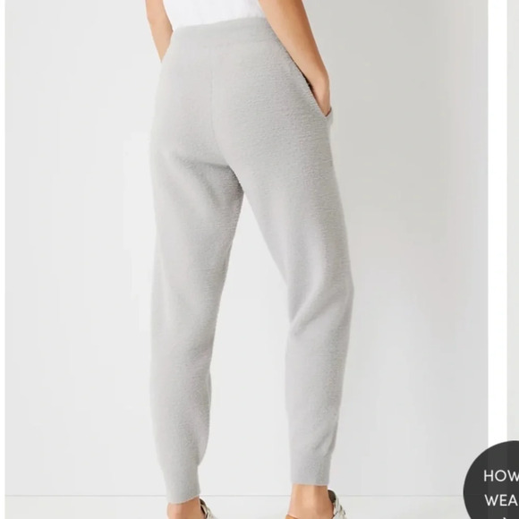 New ANN TAYLOR The Sweater Jogger Pant Tan XXL 557009 - Picture 4 of 13